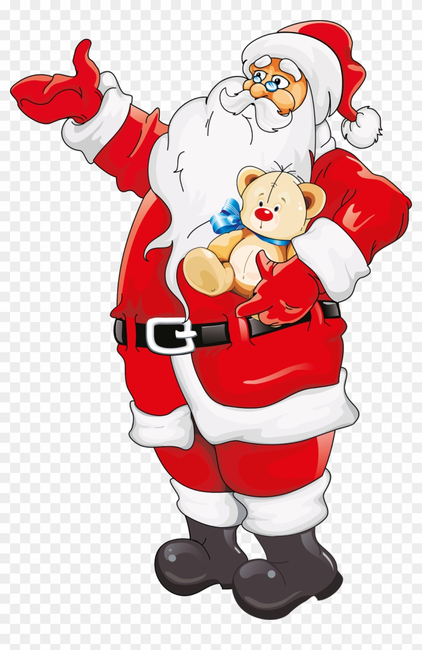Father Christmas, Santa Christmas, Saint Nicholas, - 卡通 聖誕 貓 Clipart #3531690