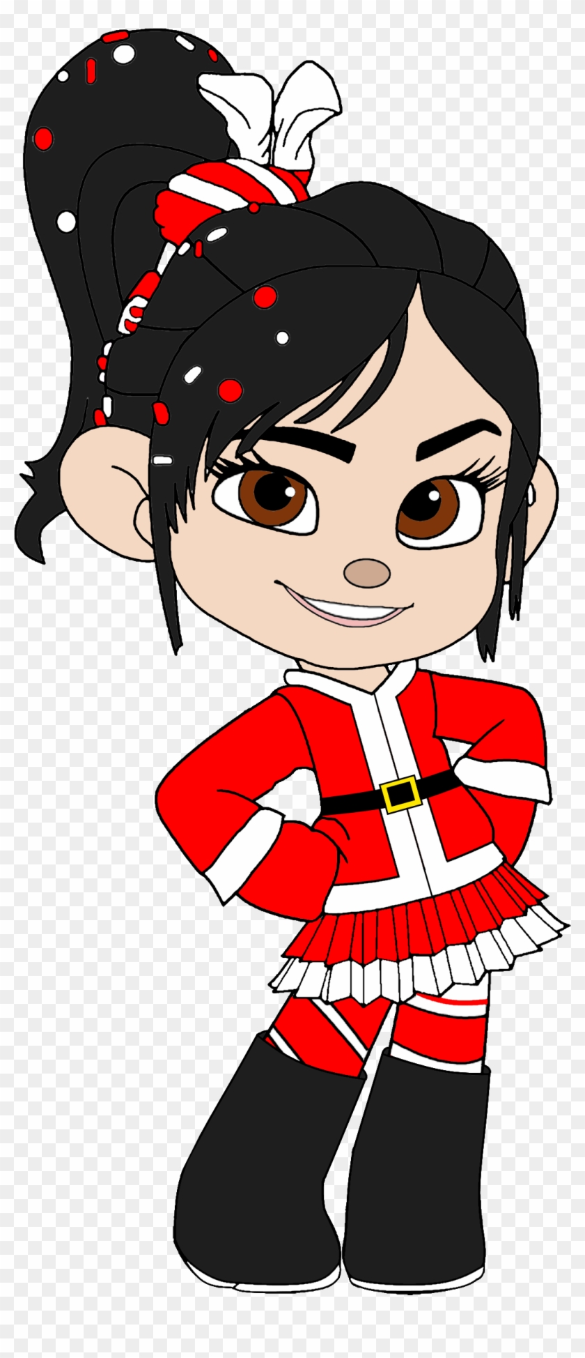 Vanellope's Adventures Images Vanellope As Mrs Claus - Candy Vanellope Wreck It Ralph Clipart