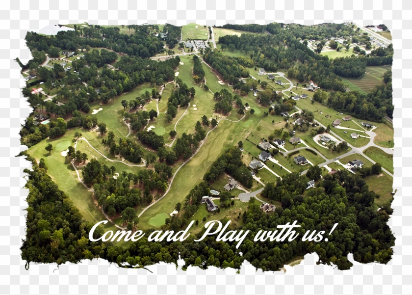 Aerial View Of Pine Hollow Golf Club - Aerial Photography Clipart