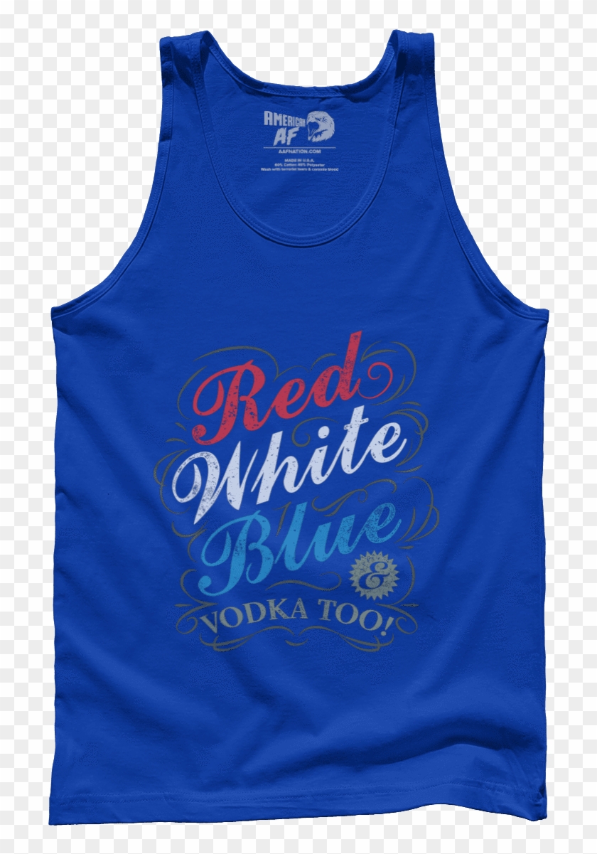 Red White Blue & Vodka - Active Tank Clipart
