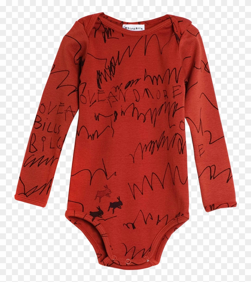 Wolf And Rita Baby Artur Brick Love And Love Bodysuit - Blouse Clipart #3532637