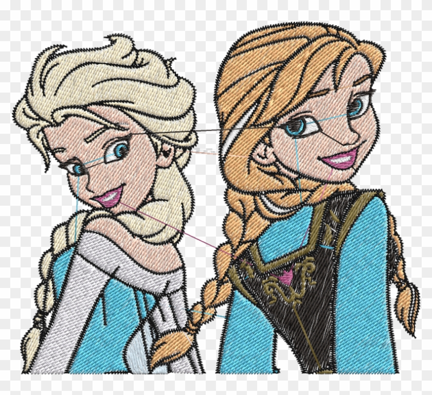 Frozen Embroidery Designs Clipart