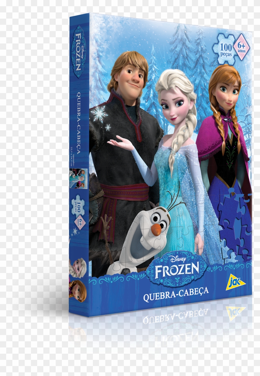 Zoom - Quebra Cabeça Frozen 100 Peças Clipart #3533225