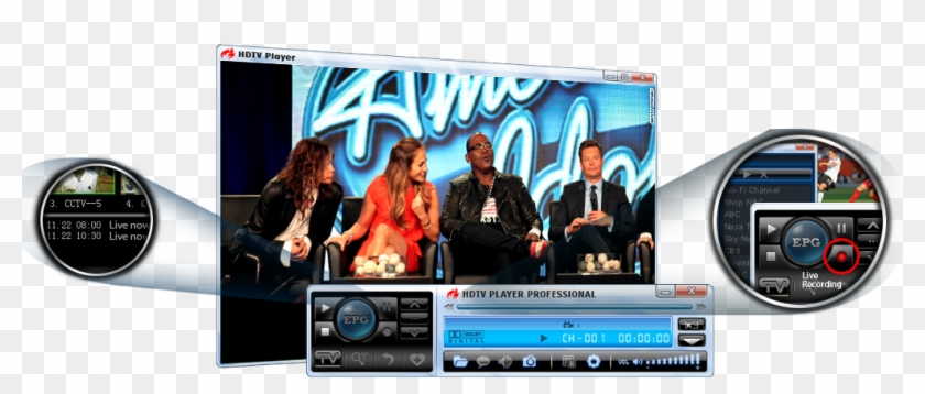 Watch Live Tv On Computer - Television Program Clipart #3533365