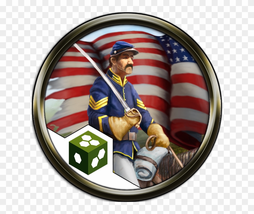 Civil War - Dice Game Clipart #3533459