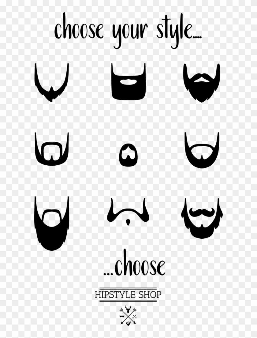 Choose Your Style 1 - Indian Beard Styles Clipart