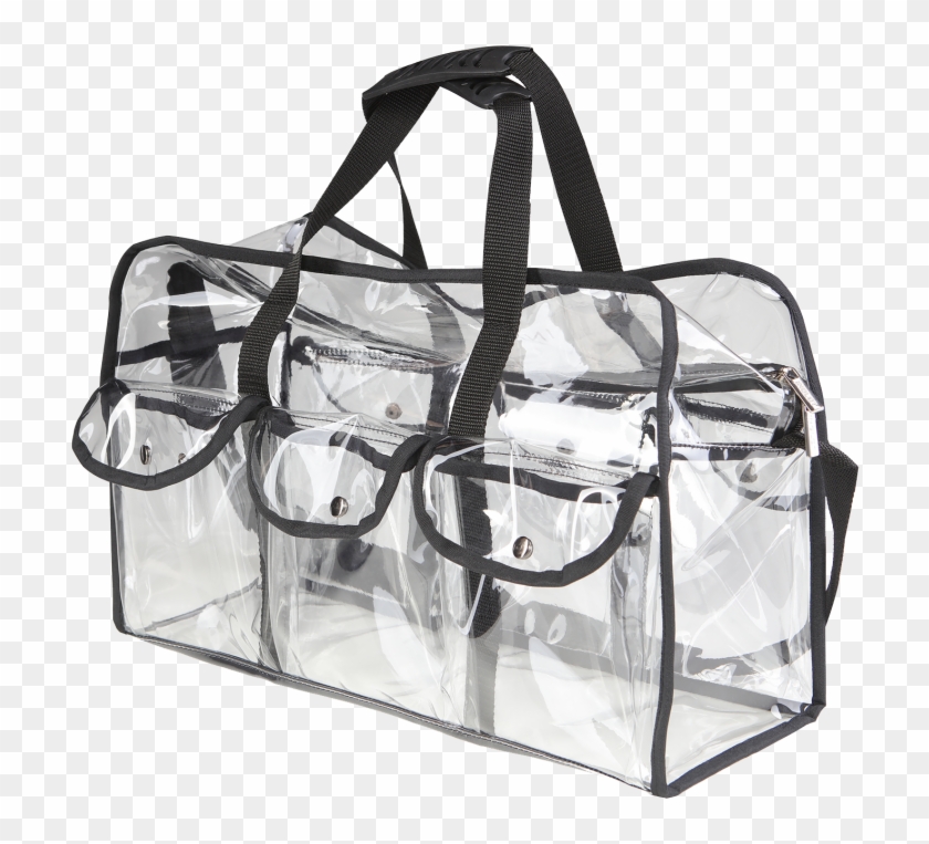Transparent Makeup Bag With Pockets - Transparent Make Up Bag Clipart #3534465