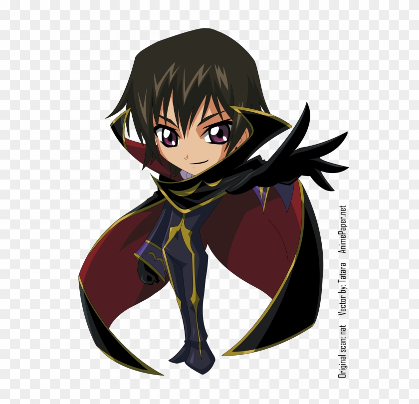 Code Geass Lelouch Chibi Clipart