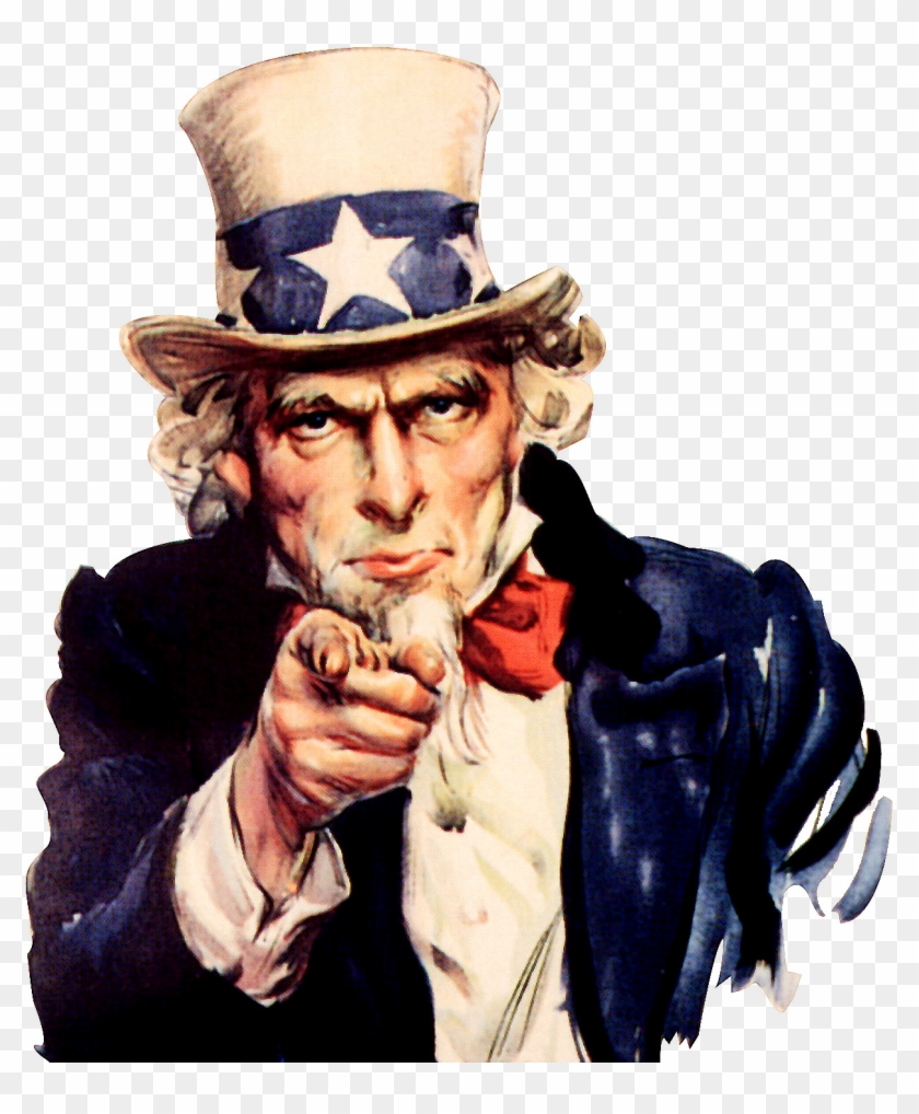 Uncle Sam We Want You - Uncle Sam I Want You Poster Clipart