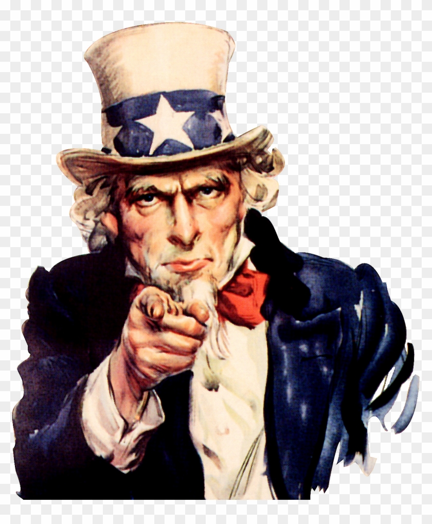 Uncle Sam We Want You - Uncle Sam I Want You Poster Clipart #3534721