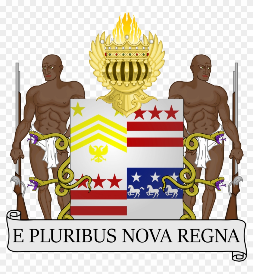 Fictionalcoat Of Arms Of King Donald Trump - Cartoon Clipart