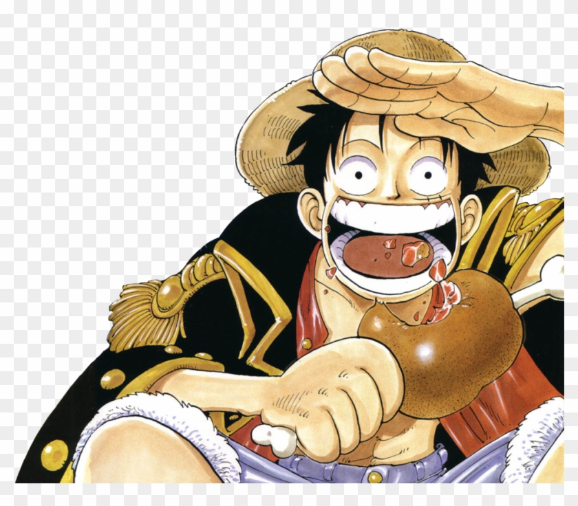 Monkey D Luffy 09 - Cover One Piece Color Spreads Clipart