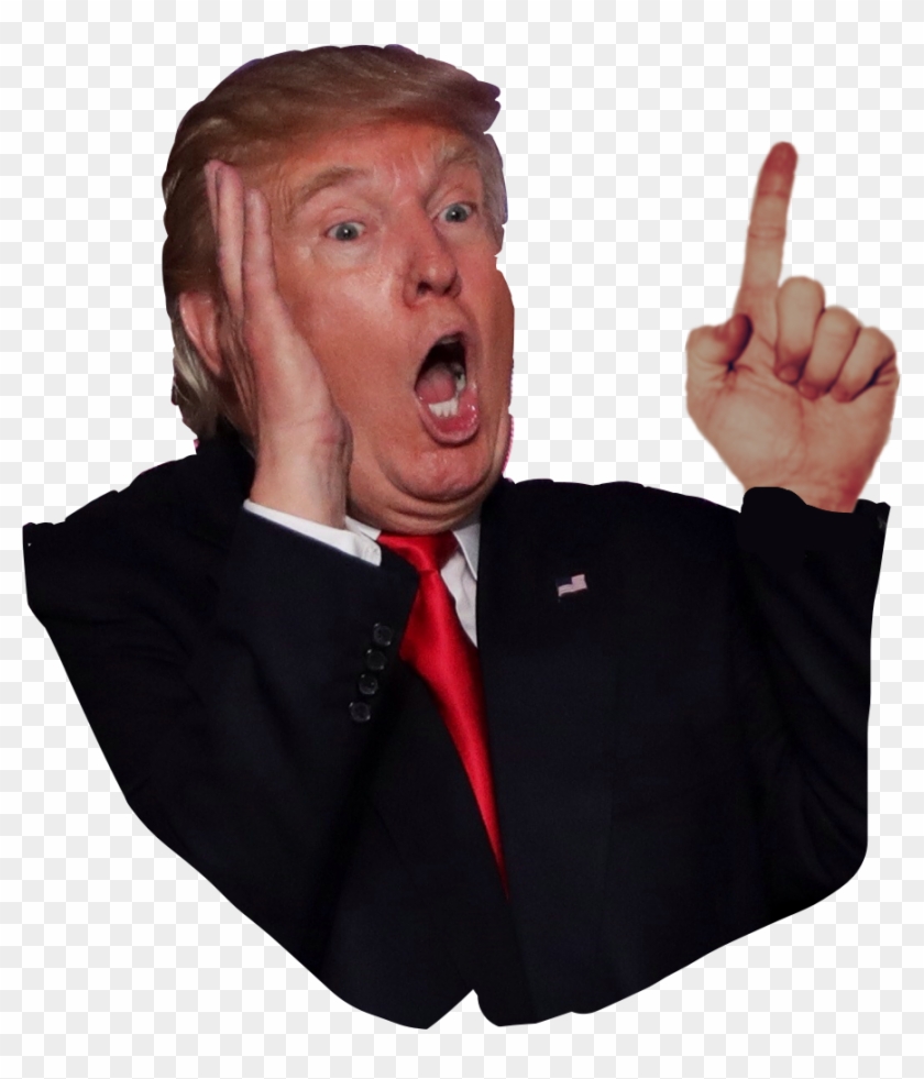 Post - Trump Hand On Face Clipart #3535098