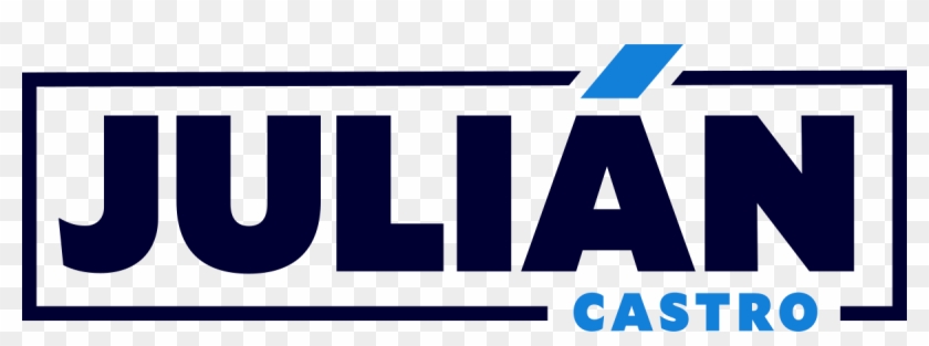 The Accent On The 'á' Is A Nice Feature, Serving Both - Julian Castro 2020 Sign Clipart