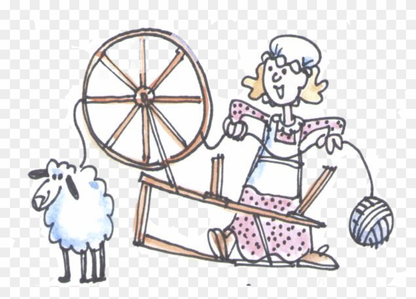 Yarn Spinning Demonstration - Spin A Yarn Clipart - Png Download