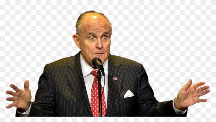 Personsurprised - Rudy Giuliani Transparent Clipart