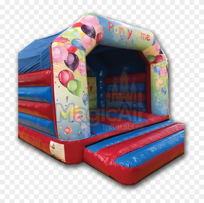 All Ages Bouncy Castle With Velcro Artwork Panels - Inflatable Clipart #3536005