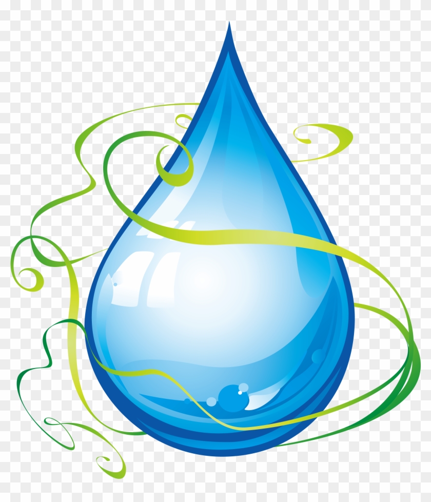 Drop Water Clip Art - Vector Water Drops Png Transparent Png #3536189