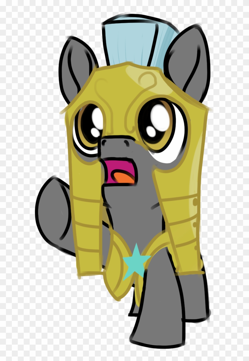 Foal, Colt, Male, Oversized Armor, Pony, Royal Guard, - Cartoon Clipart