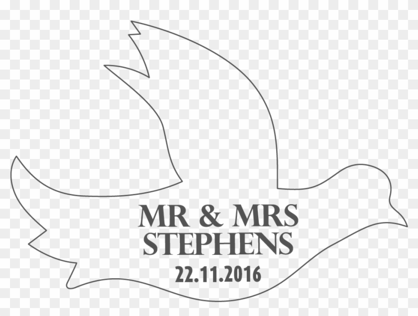 Doves Wedding Table Confetti - J&j Clipart #3536706