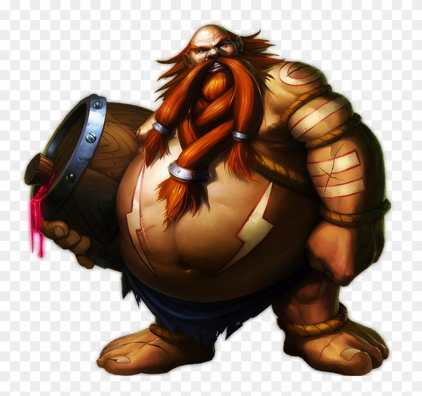 Gragas Skin Classic Old - Gragas League Of Legends Clipart