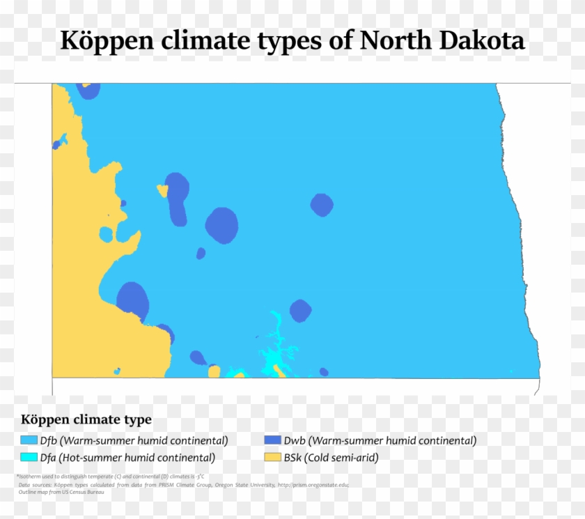 Koppen Climate Classification North Dakota Clipart #3536807