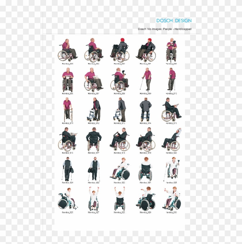Dosch 2d Viz-images - Handicapped People For Photoshop Clipart