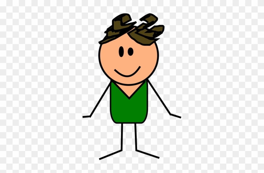 Mobile Drawing Stick Man - Cartoon Clip Art People - Png Download