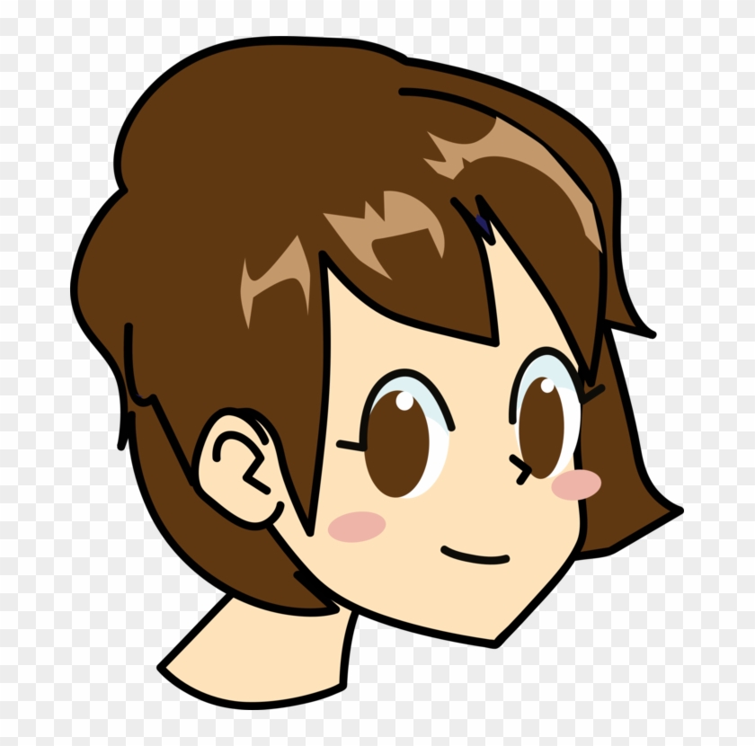 Female Cartoon Woman Head Face - Cartoon Woman Head Png Clipart #3537677