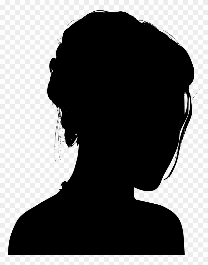 Download Png - Silhouette Femme Qui Réfléchit Clipart #3537754