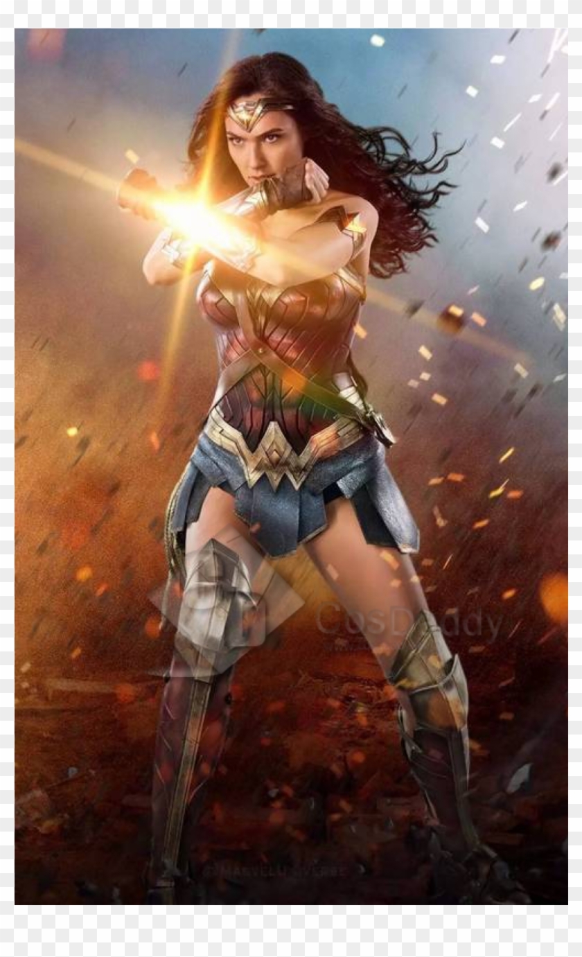 Cosdaddy For Childern Wonder Woman Diana Prince Battle - Captain Marvel Box Office Clipart