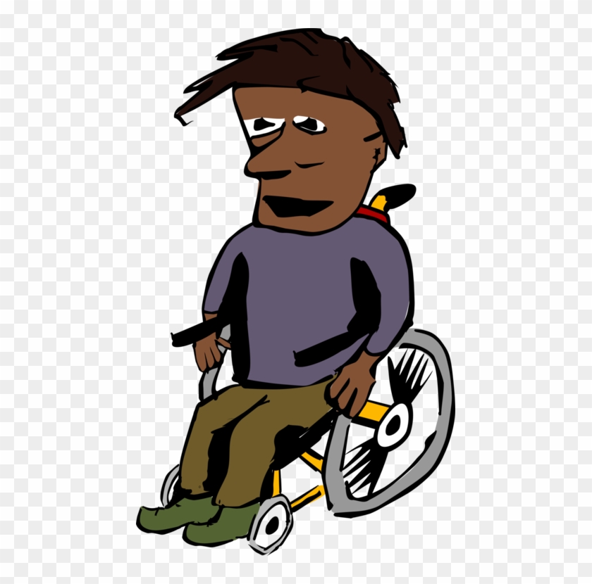 Wheelchair Accessible Van Intellectual Disability Sitting - Person In Wheelchair Clipart - Png Download