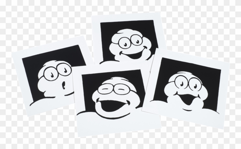 Expressions In Black And White Of The Michelin Man - Cartoon Clipart #3538022