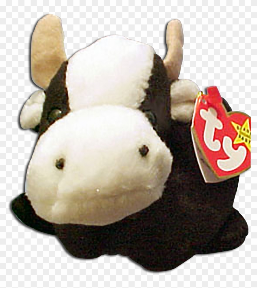 Ty Beanie Babies Daisy The Black And White Cow Stuffed - Beanie Baby Bull Clipart #3538377
