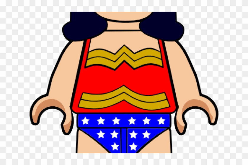 Wonder Woman Clipart Lego Birthday - Lego Wonder Woman Drawing - Png Download #3538643