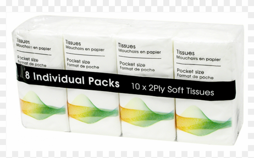 Tissue Pocket Size 10 Ct 2ply 8-count 2/pack - Box Clipart