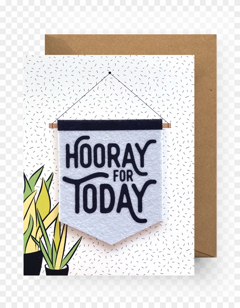 Hooray For Today Sticker Card Clipart