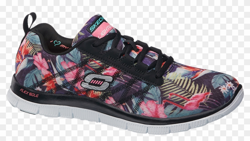skechers multi coloured trainers