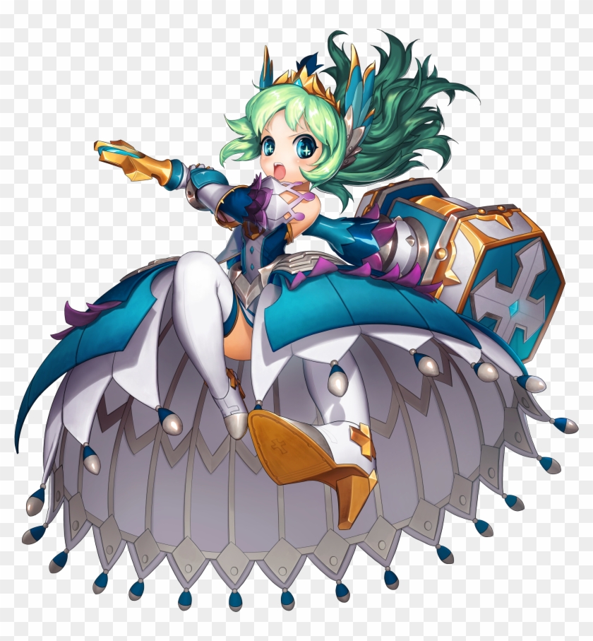 New Awakened Hero Justice Lime - Grand Chase Kakao Azin Clipart