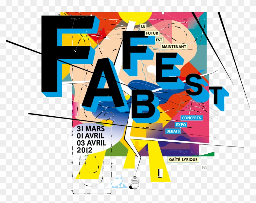 Fabfest Poster - Graphic Design Clipart #3540260