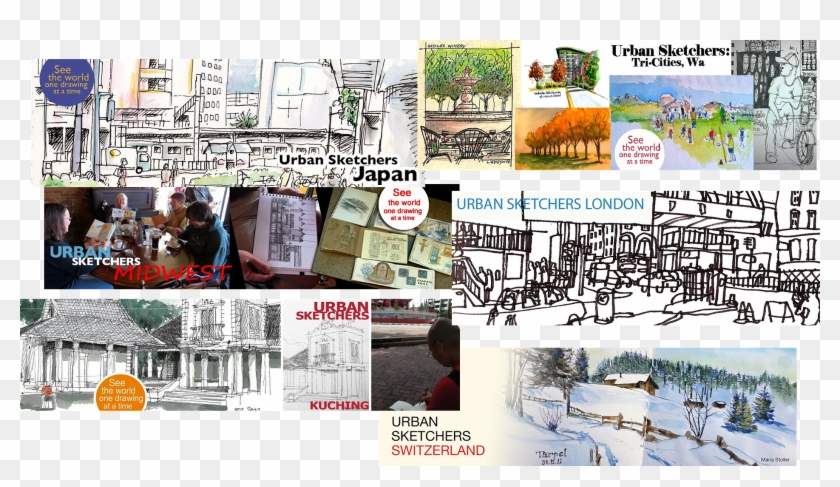 Vector Free Stock Look Back At Sketchers Together Is - Collage Clipart