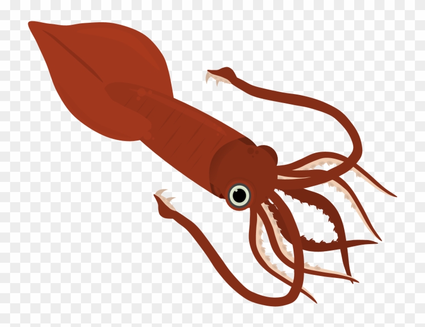 Colossal Squid Misc Art - Giant Squid Clipart #3540805