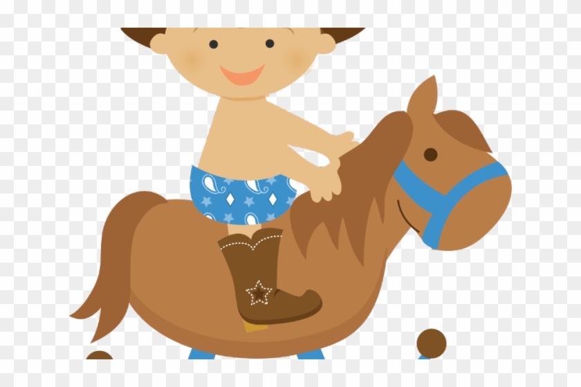 Western Clipart Lasso - Baby Cowboy Png Transparent Png