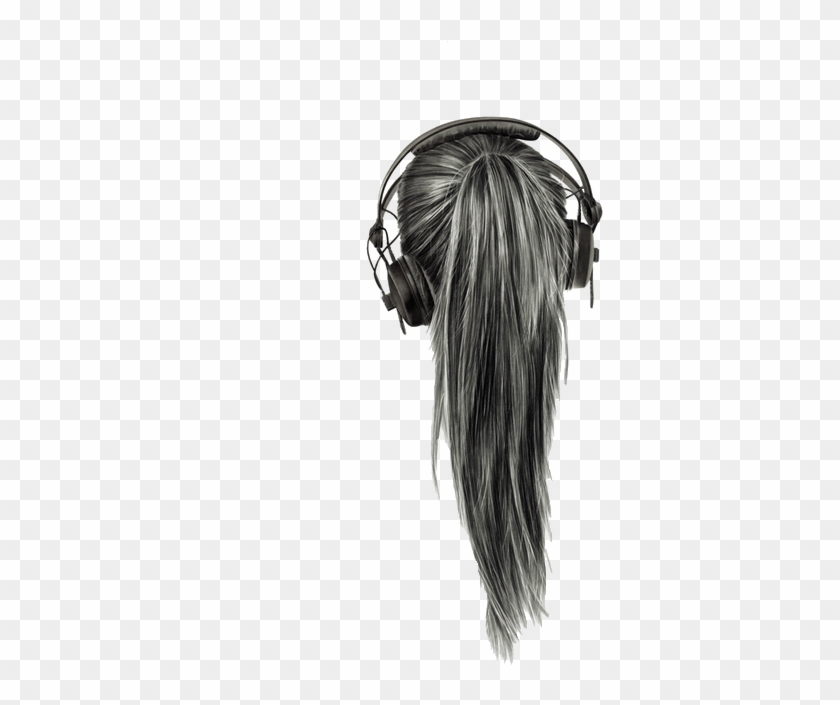 Banner Freeuse Javascript Drawing Hair Wig - Drawing Of Girl From Behind Clipart #3541146