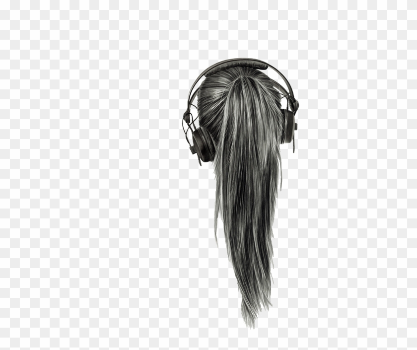 Banner Freeuse Javascript Drawing Hair Wig - Drawing Of Girl From Behind Clipart