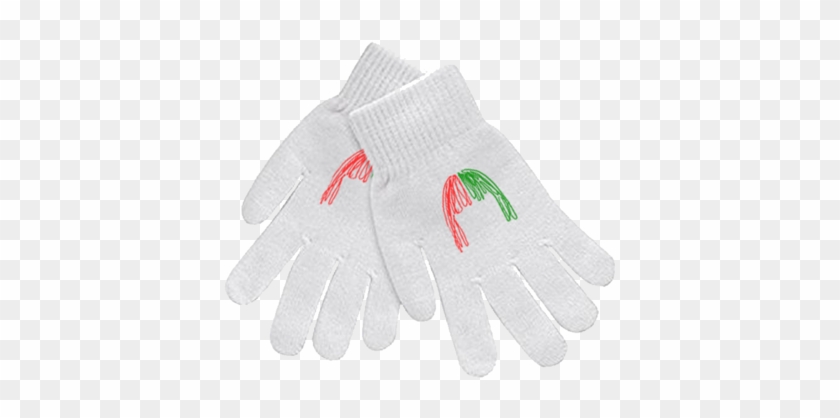 White Knit Gloves - Woolen Clipart #3541468