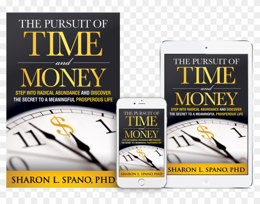 The Pursuit Of Time And Money By Sharon Spano, Phd - Book Cover Clipart