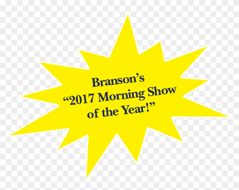 Starburst - Morningshowoftheyear - Transparent - Graphic Design Clipart