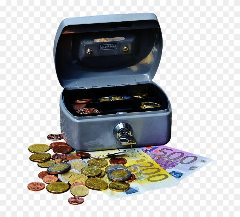 Cashbox, Money, Currency, Cash Box - Finance Clipart #3541903