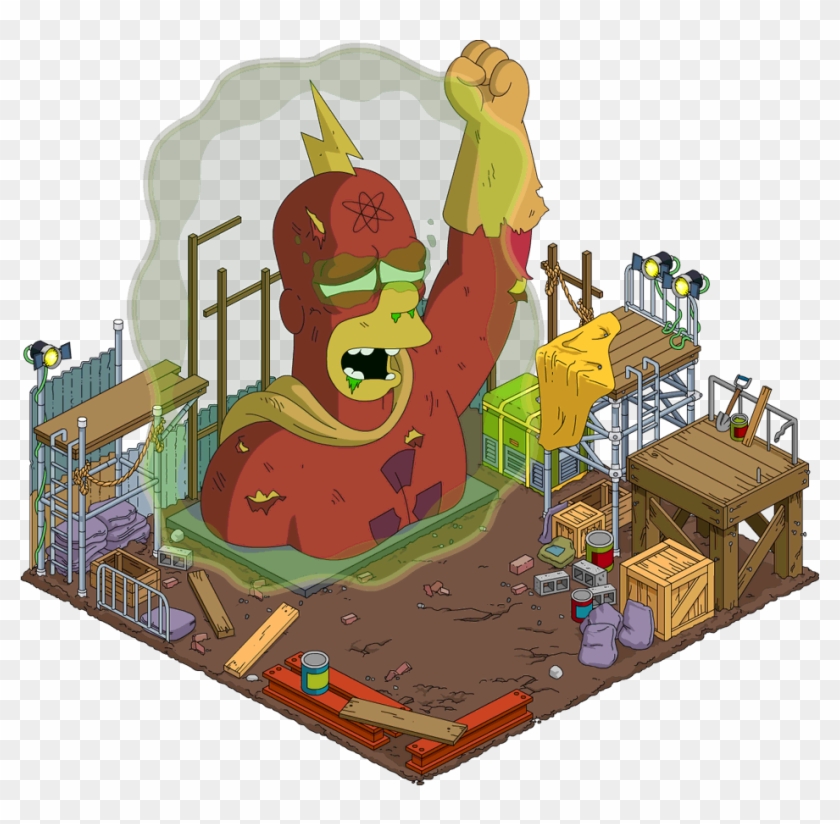 Tapped Out Construction Site 4 - The Simpsons Clipart